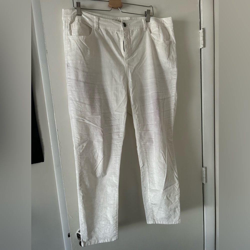 Soft Surroundings Velvet soft Button Pants